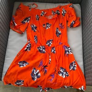 Orange romper